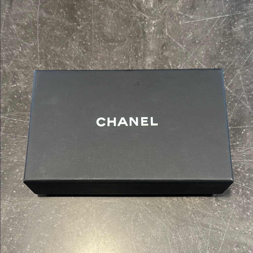 Authentic Chanel Box - Black - 6.5”w x 4”t x 1.75”d